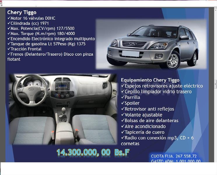 foto Chery Tiggo 2.0L usado