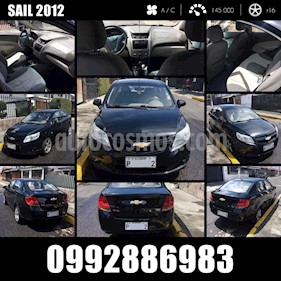 foto Chevrolet Sail Sedán 1.4L Ac usado (2012) color Negro precio u$s11.000