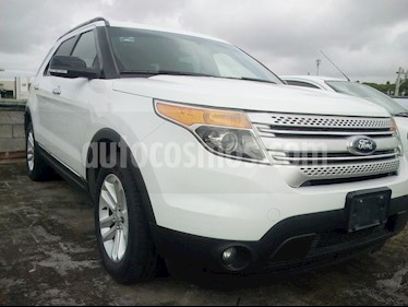 Foto venta Auto Usado Ford Explorer 5 PTS. XLT, V6, TA, AE, 3ER. ASTO., SYNC (2014) color Blanco precio $310,000