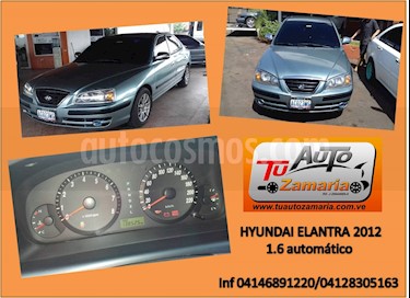 Foto venta carro Usado Hyundai Elantra GL 1.6L Aut (2012) color Azul precio BoF3.800