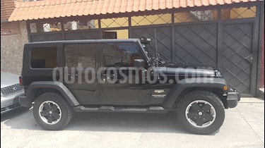 foto Jeep Wrangler Sahara 4x4 3.8L Aut usado (2008) color Negro precio $350,000