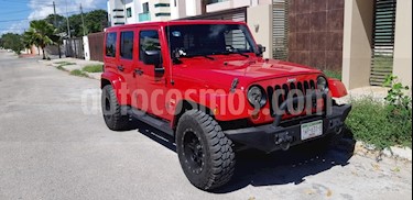 Foto venta Auto usado Jeep Wrangler Unlimited Sahara 4x4 3.6L Aut (2012) color Rojo precio $410,000