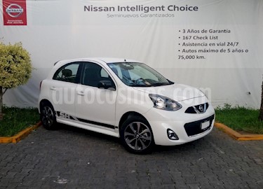 Foto venta Auto Seminuevo Nissan March SR NAVI (2018) color Blanco precio $214,000