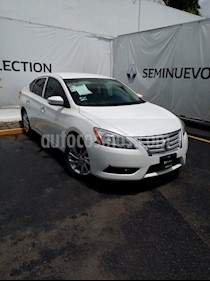Foto venta Auto Usado Nissan Sentra Advance (2015) color Blanco Perla precio $160,000