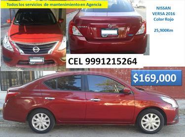 Foto venta Auto Usado Nissan Versa Sense (2016) color Rojo precio $169,000