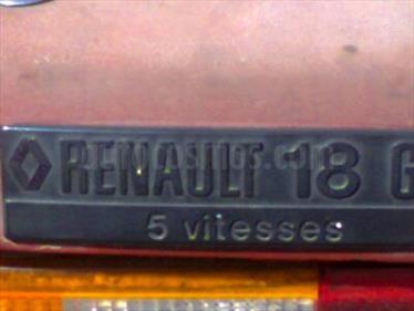 foto Renault 18 motor1600 usado (1980) color Naranja precio u$s45.000.000