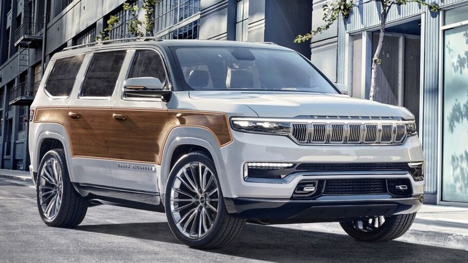 Así luce el nuevo Jeep Grand Wagoneer con los clásicos paneles de madera